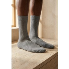 Katia & Bony Unisex Basic Gri Soket Çorap