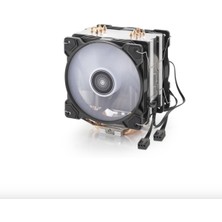Dorasan Cpu Işlemci Kule Tipi Soğutucu Çift Fanlı 6 Bakır Borulu Siyah