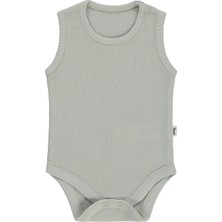 Civil Baby Basic 3-18 Ay Çıtçıtlı Badi - Kahverengi