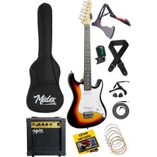 Dora Shopping 36SB 8-12 Yaş Çocuklar Için Amfili Full 3/4 36 Inç Elektro Gitar Seti Sunburs