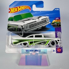 Hot Wheels Regular 59 Chevy Impala 1/64 Model Araba - Beyaz