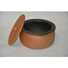 Toprak El Yapımı Büyük (30CM) Boy Güveç 10-12 Kişilik&kapak Hediyeli