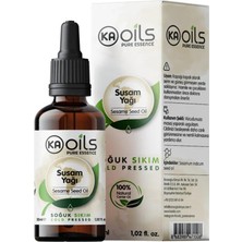 Dora Shopping Susam Yağı 30 ml | Soğuk Sıkım - 100% & Sesame Oil | Cilt Saç Bakımı Için Doğal Nemlendirici | Masaj