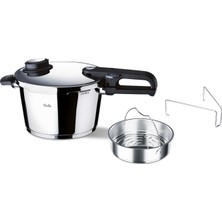 Fissler Vitavit Premium Düdüklü Tencere 4.5 Lt Siyah Paslanmaz Çelik Enerji Tasarruflu
