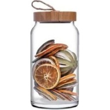 Dora Shopping 43593 Woody Bambu Kapaklı Kavanoz 1130CC