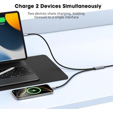 Dora Shopping 100W Çift Uçlu Type-C Pd Şarj Veri Kablosu – E- Chip, 1,5 Metre, Çift Cihaz Şarj Desteği