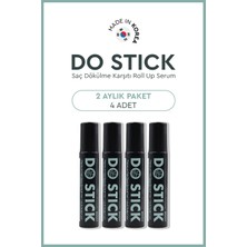 Do Stick Boost - Do Hair Boost Grow On Essence Hair Revial Serum 10ML - Saç Çıkarıcı Roll Up Serum 4\'lü (2 Aylık Paket)