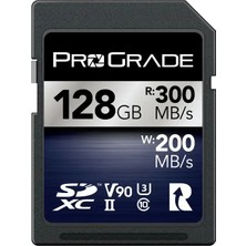 Prograde Digital 128GB SDXC UHS-II V90 Iridium Hafıza Kartı Ultra Performans ve 4K Video Desteği