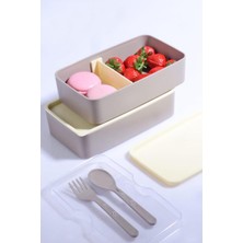 Dora Shopping 2 Katlı Mikrodalga Uyumlu Yemek Saklama Kabı Beslenme Kutusu Sporcu Öğrenci Işyeri Sefer Tası