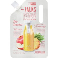 Dora Shopping Talks Vegan Pürüzsüz Görünüm Veren Vegan Uyku Maskesi, 10G