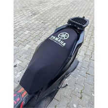 Vizyontek Yamaha Nmax Uyumlu Logolu Likralı Motosiklet Sele Kılıfı Siyah Renk