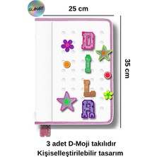 Glanart Delik Serisi 25X35 cm Ödev Dosyası, Abka  Taşıyıcı Proje Dosyası Fermuarlı 1 Adet