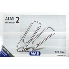 Dora Shopping Multipack Ataş No:2 Nikel Kaplı 100 Adet 4