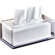 Dora Shopping Peçete Organizeri Şeffaf Peçetelik Peçete Düzenleyicimendil Peçete Kutusu Koyucu Mendil Kabı (1)