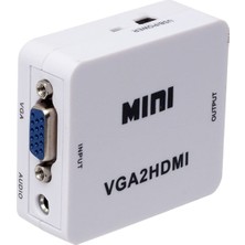 Dora Shopping PM-18698 VGA HDMI Ses Çıkışlı Mini Model Dönüştürü