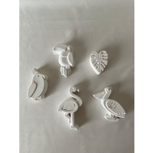 CEG Art Gallery Taş Boyama Seti - 5'li Karışık Figür Set - 1 Adet Fırça + 3 Renk Boya