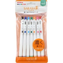 Zebra Gel Ballpoint Pen Sarasa R 0.4mm 7 Colors Set