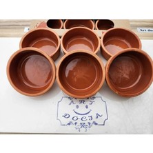 Toprak Kase Takımı Güveç Seti 6'lı Sütlaç Kasesi