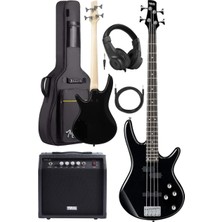 Dora Shopping MBG-400BK-20AMP 4 Telli Bas Gitar 20W Amfi Kulaklık Full Set