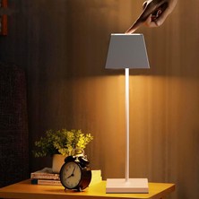 Dora Shopping 38CM Masa Lambası Oturma Odası Başucu Lambası Restoran Bar Okuma Işığı Masa Lambası USB Şarj Edilebi