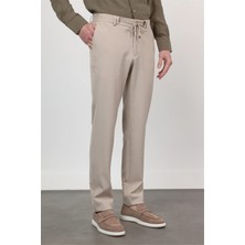 İmza Yan Cep Kendinden Desenli Gofreli Jogger Slim Fit Esnek Pantolon 1003260177