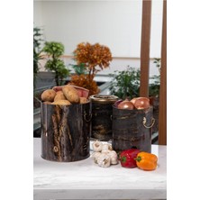 Dora Shopping EFB29H8 Patates Soğan Sarımsak Saklama Kabı 3 Lü Set, ( )