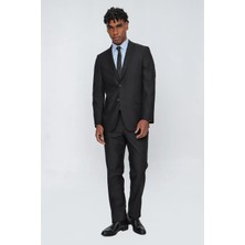 İmza Mono Yaka Gabardin Astarlı Esnek 4 Drop Comfort Fit Basic Takım Elbise 1001255009