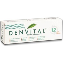 Denvital 75 ml SLS İçermeyen Bitkisel Diş Macunu Aloe Vera Aromasıyla Çürük Karşıtı Etki