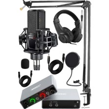 Dora Shopping Central-Gr Pack-1 Stüdyo Ekipmanları GLX-700GR Ses Kartı -2020 Stüdyo Mikrofon