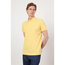 İmza Polo Yaka Kısa Kol Cepsiz Slim Fit Pamuklu Tişört 1011260154