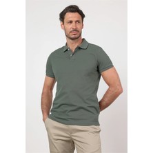 İmza Polo Yaka Kısa Kol Cepsiz Slim Fit Pamuklu Tişört 1011260154
