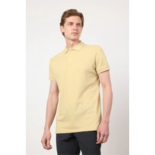 İmza Polo Yaka Kısa Kol Cepsiz Slim Fit Pamuklu Tişört 1011260154