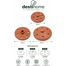 3'lü Set Sırlı Dolma Sarma Taşı ( 19-21-27)Cm