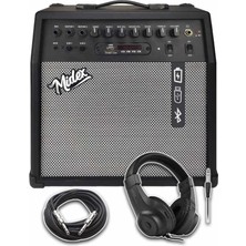 Dora Shopping MGA-50HD Elektro Gitar Amfisi 50 Watt USB Bluetooth Şarjlı 4 Girişli (Kulaklık Kablo Dahil)