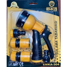 Dora Shopping Otomatik 7 Fonksiyonlu Tabanca Seti 3 Bağlantı Adaptörlü Bahçe Sulama Seti 1/2"