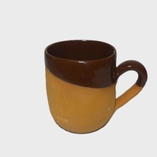 Kahverengi Toprak Bardak - Kupa (El Yapımı)