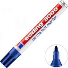 Edding Permanent Markör Yuvarlak Uç Mavi ED-3000