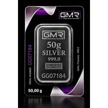 GMR 50 Gram Külçe Gümüş