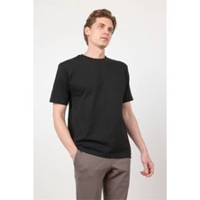 İmza Bisiklet Yaka Kısa Kol Cepsiz Slim Fit Pamuklu Tişört 1011260166