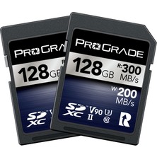 Prograde Digital 128GB Sdxc Uhs-Iı V90 Iridium Sd Hafıza Kartı (2'li Paket)