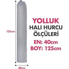 Halı Hurcu, Halı Kılıfı, Koruyucu Kılıf, Halı Kilim Organizeri (Gri, Yolluk Hurcu)