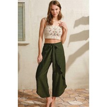 Bemy Store Kalın Askılı Oyuk U Yaka Cotton Düz Yazlık Uzun Dantel Detaylı Pijama Takımı