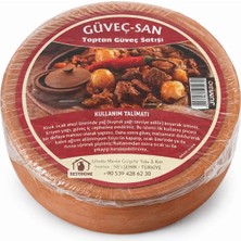 Özel Yapım Doğal Topraktan Jumbo Boy Güveç( 34X15 Cm)