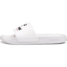 Hummel Ada Slıpper Beyaz Siyah Erkek Terlik 900908-9124 Hafif Yapı ve Konforlu Tasarım