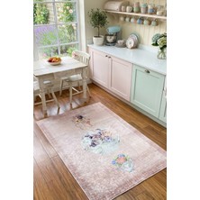 Dekomod Dijital Baskı Dört Mevsim Kaymaz Taban Yıkanabilir Kesme Koridor Mutfak Oda Yolluk Halı