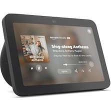 Gümrük Bey Amazon Echo Show 8 (2. Nesil) – Akıllı Ekranlı Hoparlör, Alexa Destekli