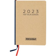 Dora Shopping Kraft Karton Kapaklı Haftalık Ajanda, 2023