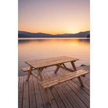 Ahşap Piknik Masası & Bahçe Seti