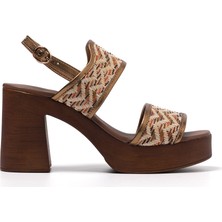 Kadın Sandalet 56250-E6  Repo Bronzo Multi