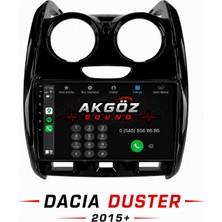 GÖZA-X Dacıa Duster 2015+ Multimedya Çerçevesi 9 Inç Soketleri Içinde